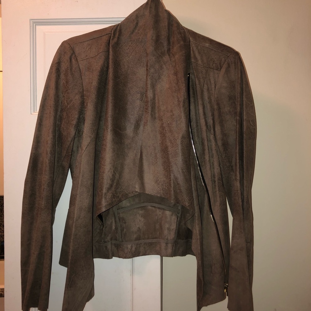 Zara Faux Suede Jacket